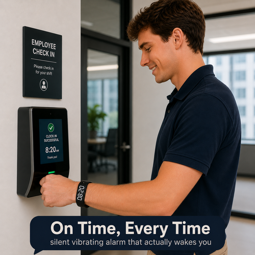 SilentBuzz Vibrating Alarm Watch – No Sound, No Snooze, No Excuses