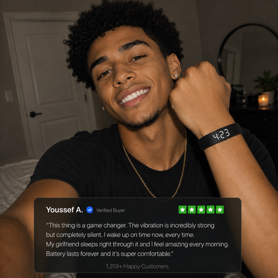 SilentBuzz Vibrating Alarm Watch – No Sound, No Snooze, No Excuses