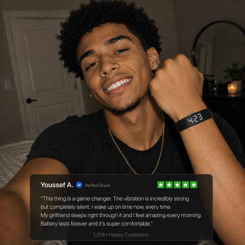 SilentBuzz Vibrating Alarm Watch – No Sound, No Snooze, No Excuses